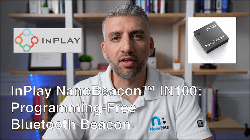 InPlay NanoBeacon IN100 Bluetooth Beacon