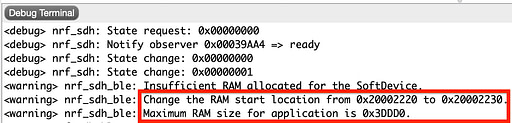 RAM Location and Size