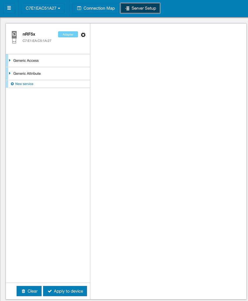 nRF Connect Server Setup